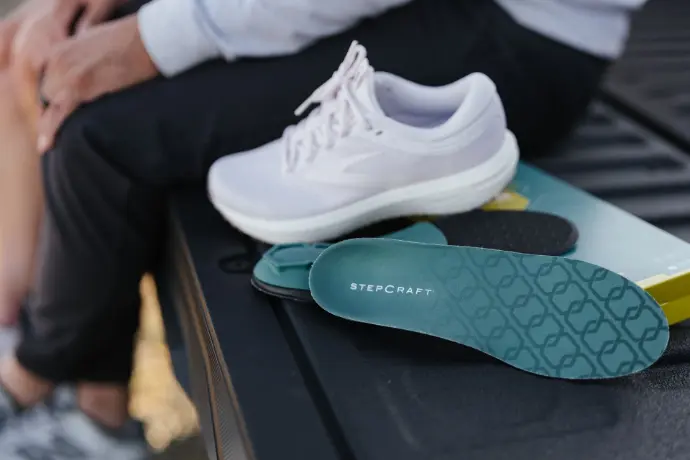 Shoes and insoles for StepCraft break in period