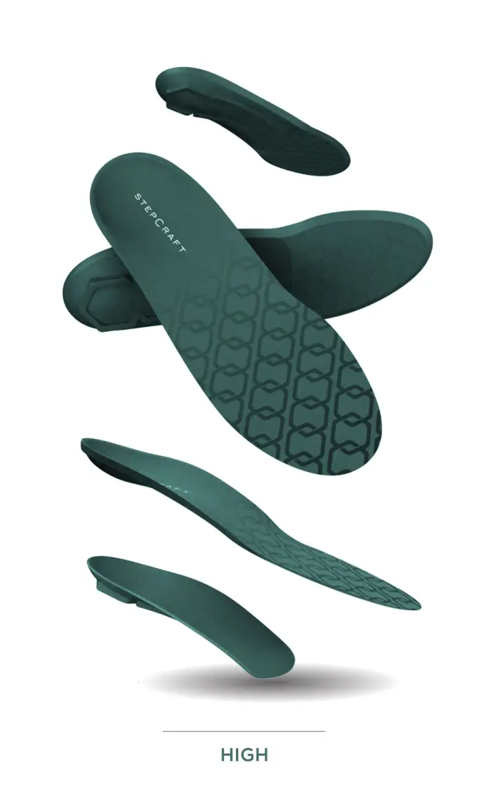 Stack of StepCraft HIGH insoles.